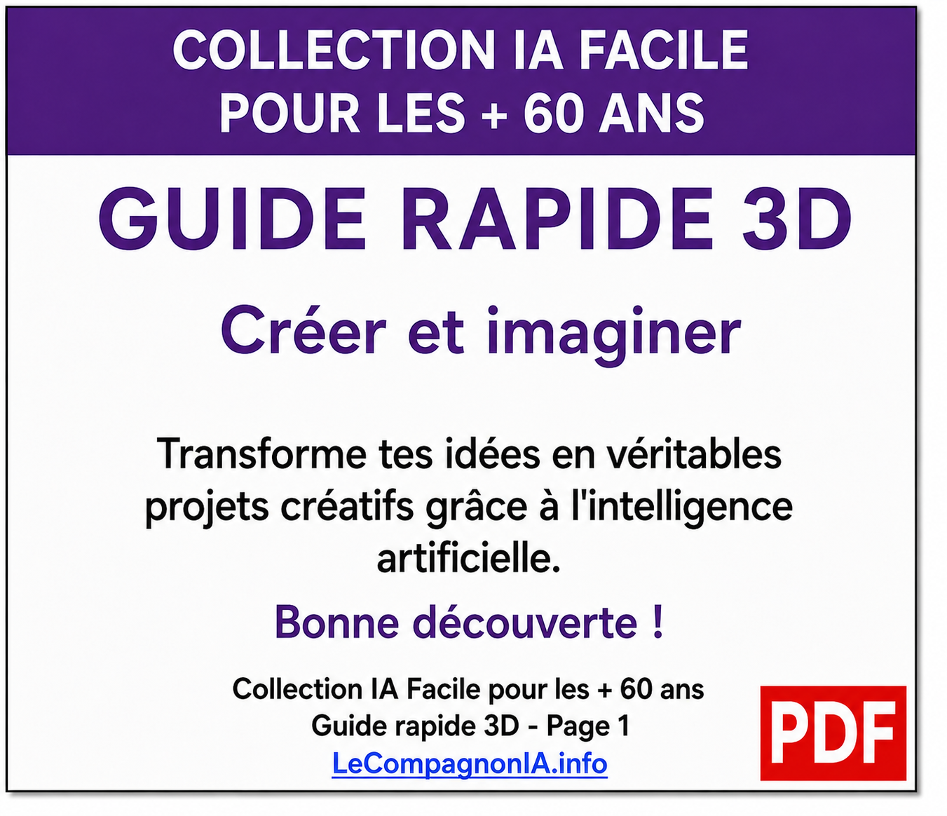 Guide Rapide 3D